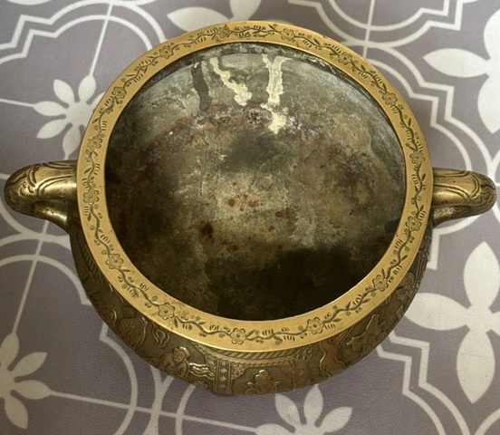 古玩銅器爐子真品鑒賞圖