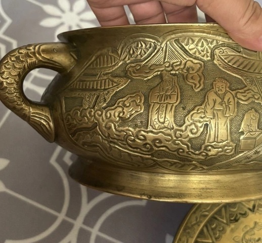 古玩銅器爐子真品鑒賞圖