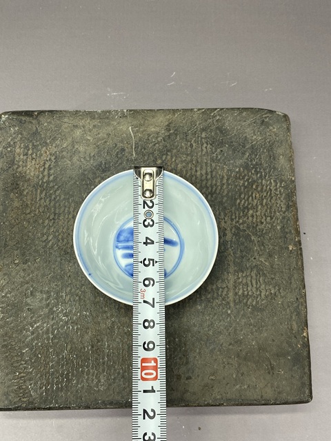 古玩陶瓷清康熙·山水人物青花杯拍賣,當前價格960元