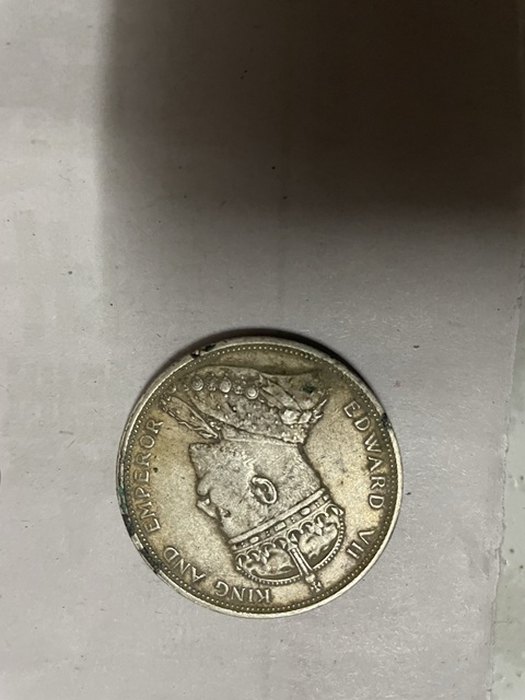 古玩錢幣1904年英屬海峽殖民地壹圓銀幣真品鑒賞圖