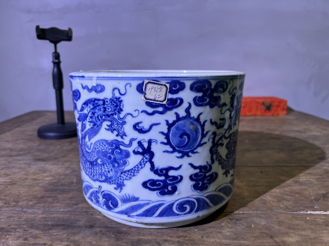 古玩陶瓷青花爐真品鑒賞圖