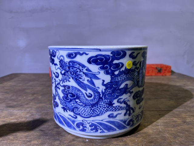 古玩陶瓷青花爐真品鑒賞圖