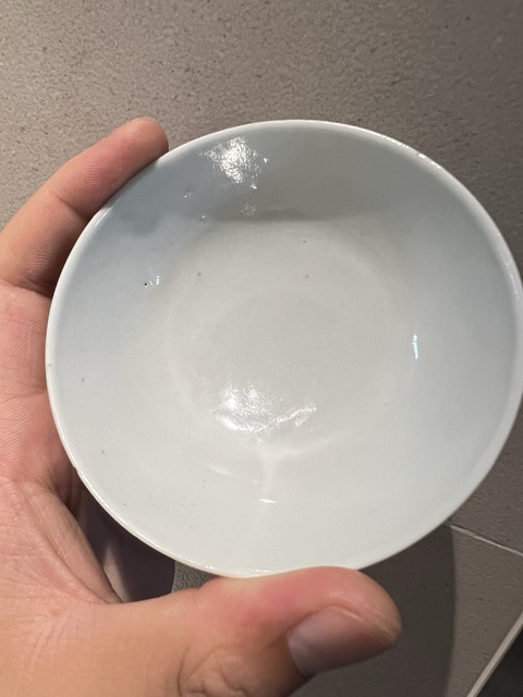 古玩陶瓷清晚期 青花龍紋碗真品鑒賞圖