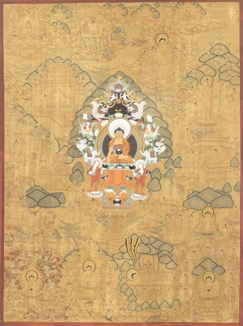 古玩字畫唐卡真品鑒賞圖