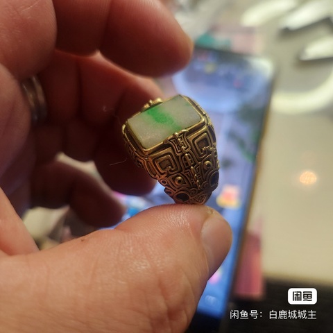 古玩玉器戒指真品鑒賞圖