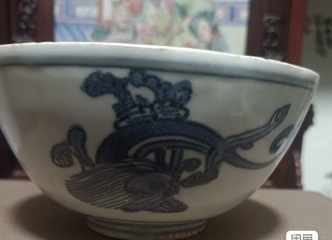 古玩陶瓷青花碗真品鑒賞圖