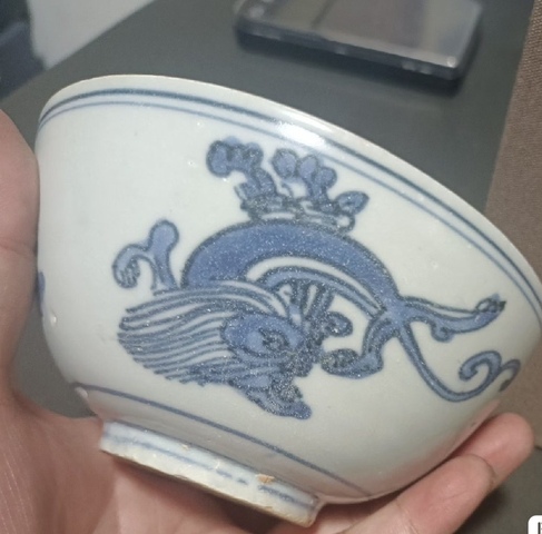 古玩陶瓷青花碗真品鑒賞圖