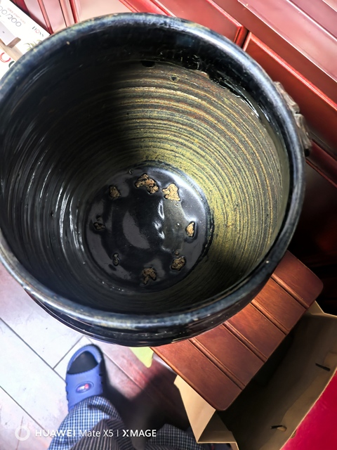 古玩陶瓷黑釉罐真品鑒賞圖