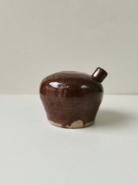 古玩陶瓷磁州窯褐釉水滴拍賣,當(dāng)前價(jià)格699元