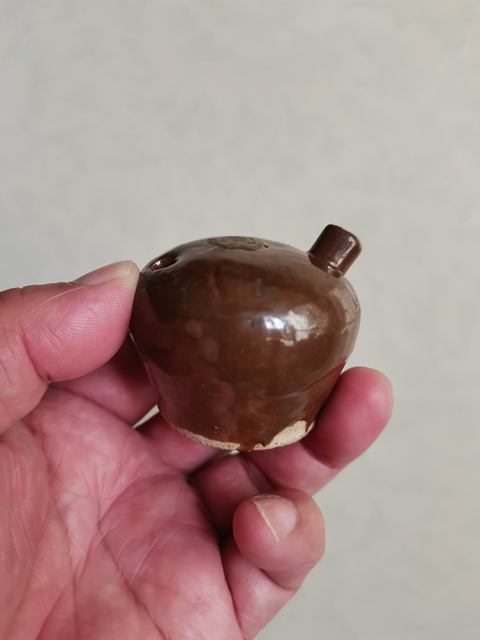 古玩陶瓷磁州窯褐釉水滴拍賣,當(dāng)前價(jià)格699元