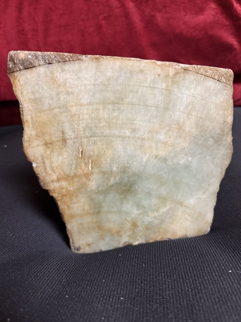 古玩玉器岫巖玉原石真品鑒賞圖