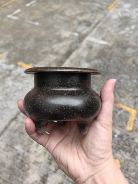 古玩陶瓷贛州窯爐子真品鑒賞圖