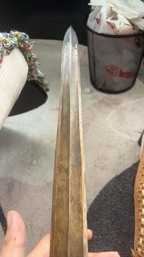 古玩銅器戰國·金皮劍拍賣,當前價格55000元