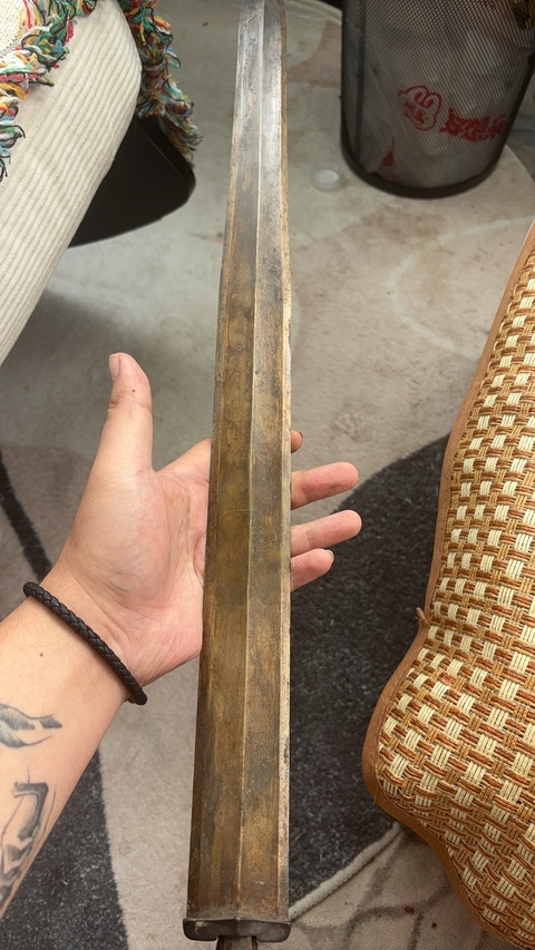 古玩銅器戰國·金皮劍拍賣,當前價格55000元