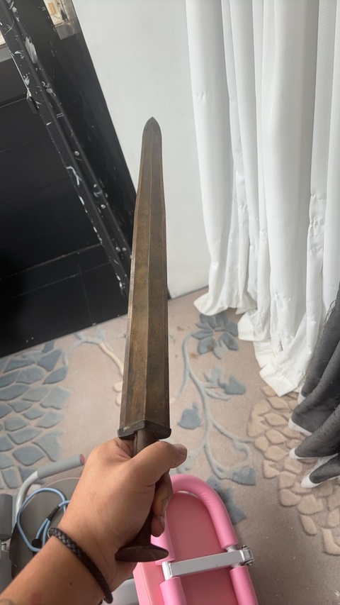 古玩銅器戰國·金皮劍拍賣,當前價格55000元