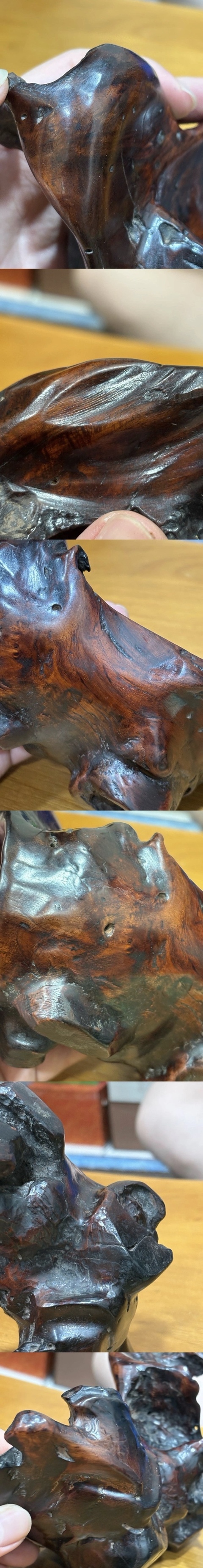 古玩雜項(xiàng)硬木隨型根雕真品鑒賞圖
