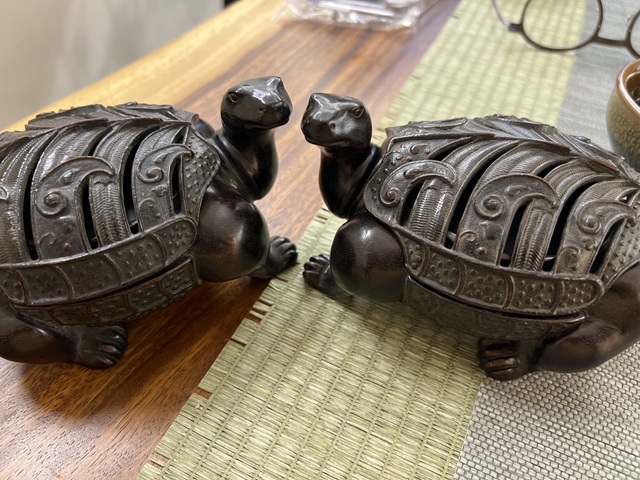 古玩雜項烏龜擺件真品鑒賞圖