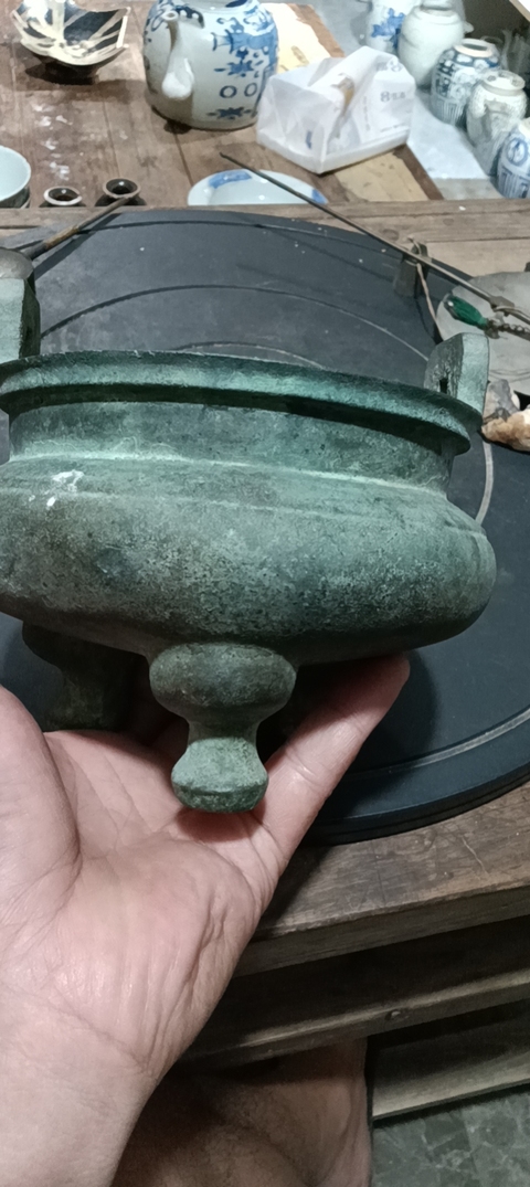 古玩銅器爐子真品鑒賞圖