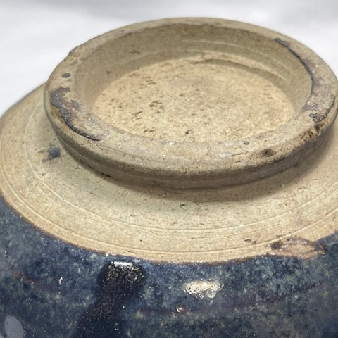古玩陶瓷黑釉玉壺春瓶真品鑒賞圖