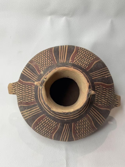 古玩陶瓷馬家窯文化-邊家林類型葫蘆六扇瓶真品鑒賞圖