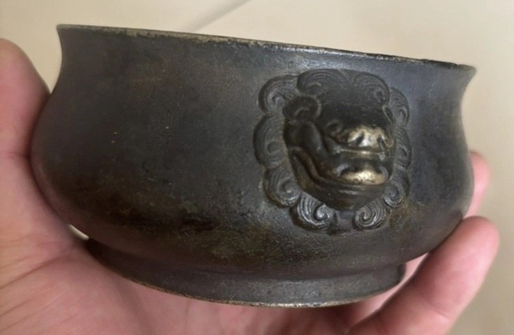 古玩銅器爐子真品鑒賞圖