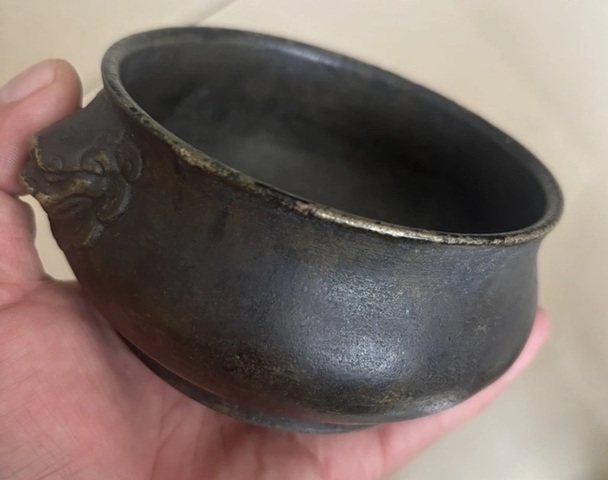 古玩銅器爐子真品鑒賞圖