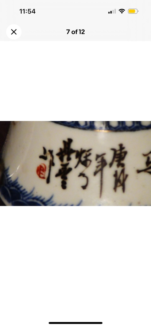 古玩陶瓷青花淺絳彩花鳥壺真品鑒賞圖