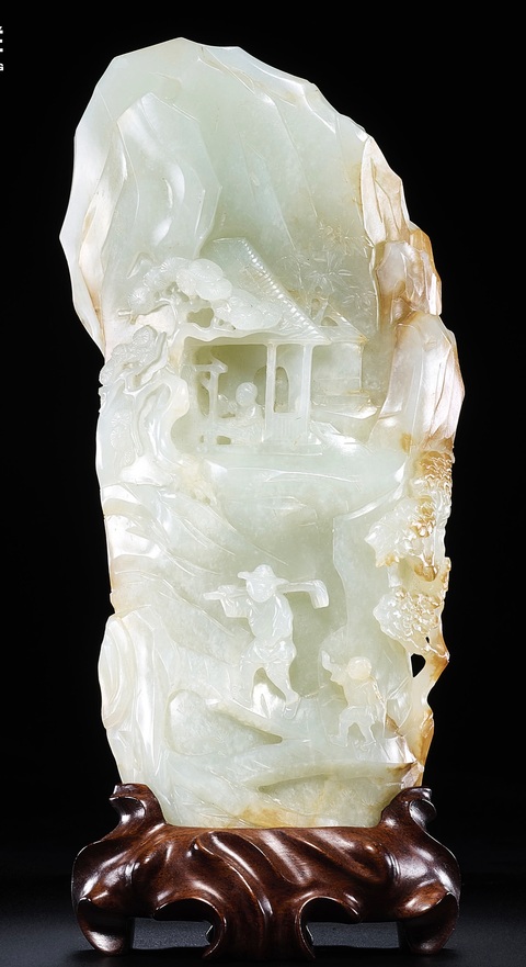 古玩玉器現(xiàn)代山子真品鑒賞圖