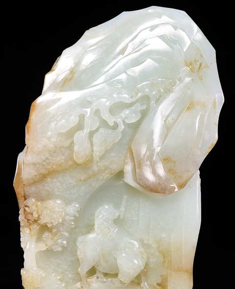古玩玉器現(xiàn)代山子真品鑒賞圖
