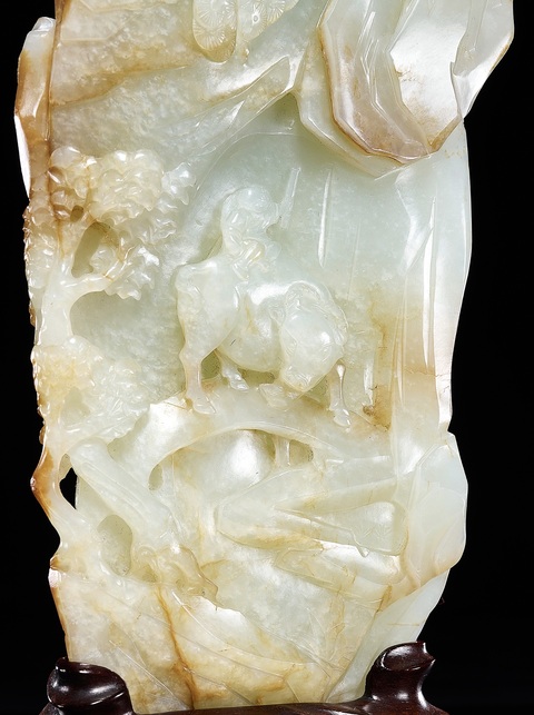 古玩玉器現(xiàn)代山子真品鑒賞圖