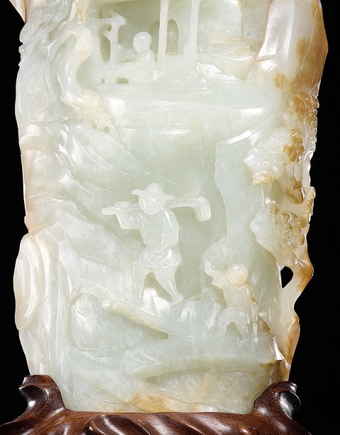 古玩玉器現(xiàn)代山子真品鑒賞圖