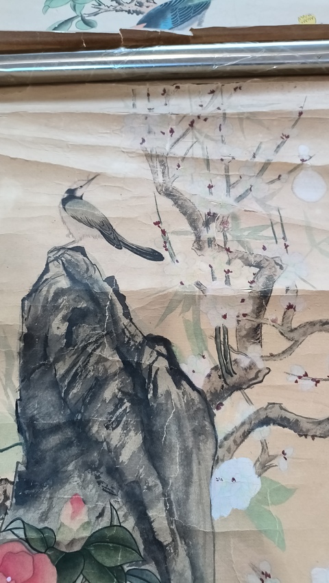 古玩字畫花卉真品鑒賞圖