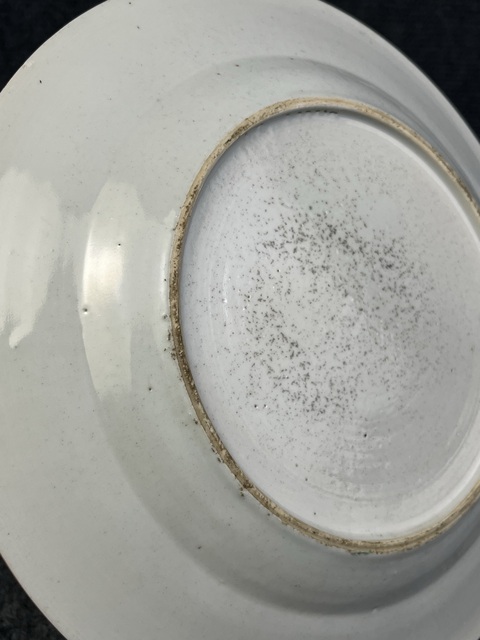 古玩陶瓷雍正粉彩花卉紋盤拍賣，當前價格2988元