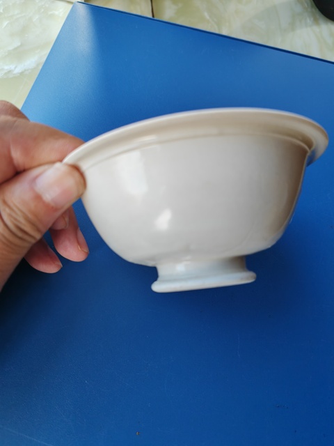 古玩陶瓷宋白釉高足碗真品鑒賞圖