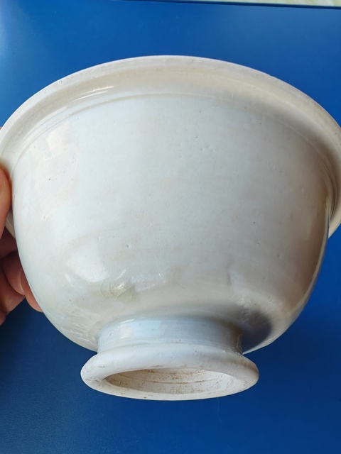古玩陶瓷宋白釉高足碗真品鑒賞圖