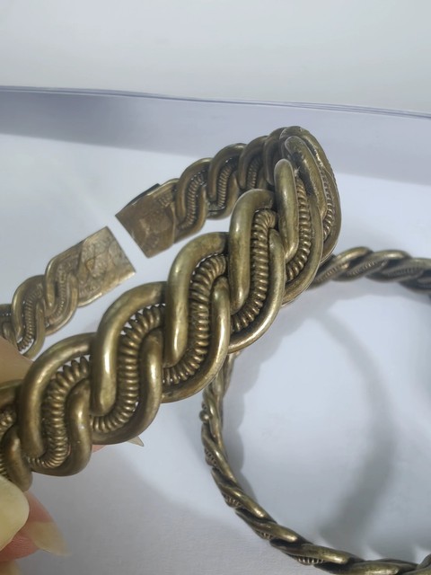 古玩銅器手鐲真品鑒賞圖