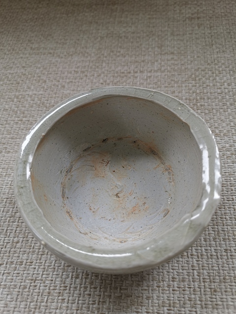 古玩陶瓷青白釉三足爐真品鑒賞圖