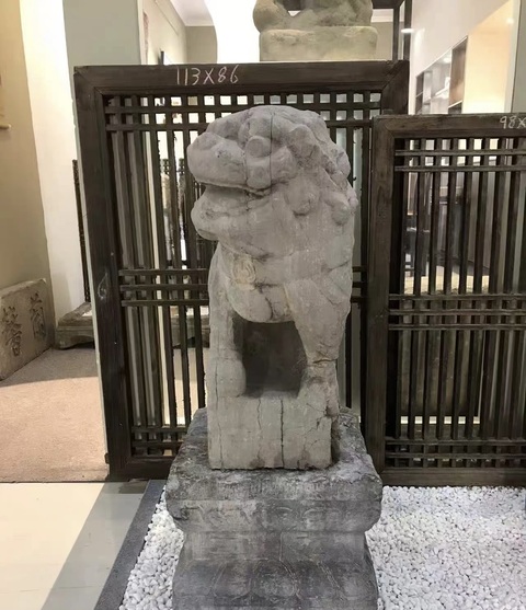 古玩雜項(xiàng)石獅真品鑒賞圖