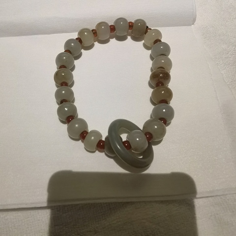古玩玉器和田玉珠串真品鑒賞圖