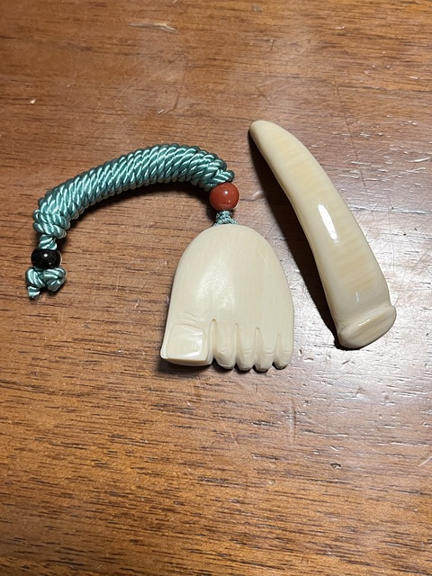 古玩雜項***兩件如意形發簪 大腳拍賣,當前價格700元