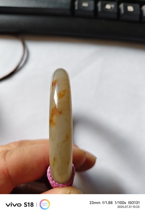 古玩玉器扁鐲子真品鑒賞圖