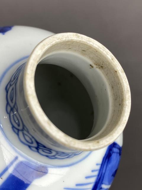 古玩陶瓷青花人物故事紋瓶真品鑒賞圖