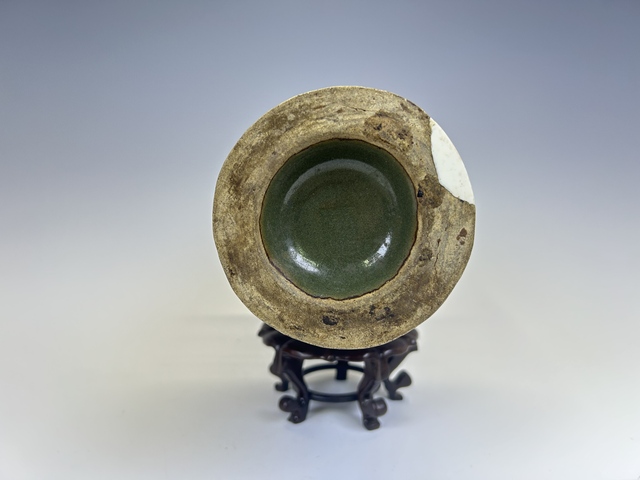 古玩陶瓷清晚期·茶葉末釉雙耳瓶拍賣,當前價格376元