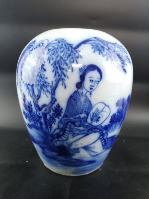 古玩陶瓷【傳世精品】清晚期 青花人物紋冬瓜罐【大師級(jí)畫工】【細(xì)路精品】拍賣,當(dāng)前價(jià)格0元