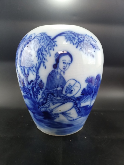 古玩陶瓷【傳世精品】清晚期 青花人物紋冬瓜罐【大師級(jí)畫工】【細(xì)路精品】拍賣,當(dāng)前價(jià)格0元