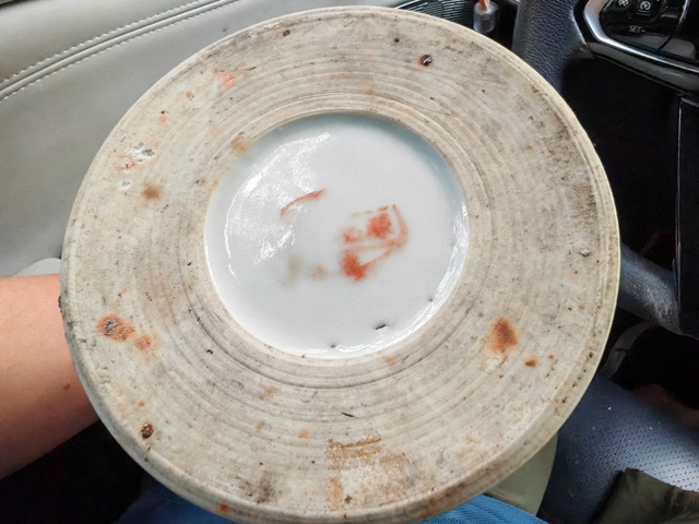 古玩陶瓷油粉彩人物故事紋帽筒真品鑒賞圖