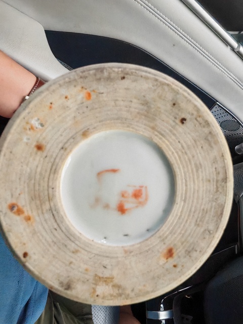 古玩陶瓷油粉彩人物故事紋帽筒真品鑒賞圖