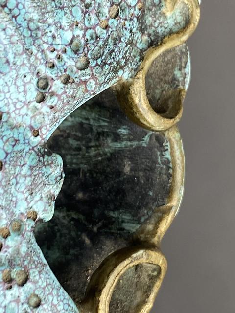 古玩陶瓷爐均釉蝴蝶型水盂筆插真品鑒賞圖