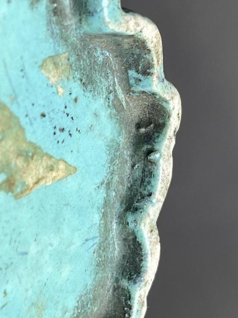 古玩陶瓷爐均釉蝴蝶型水盂筆插真品鑒賞圖