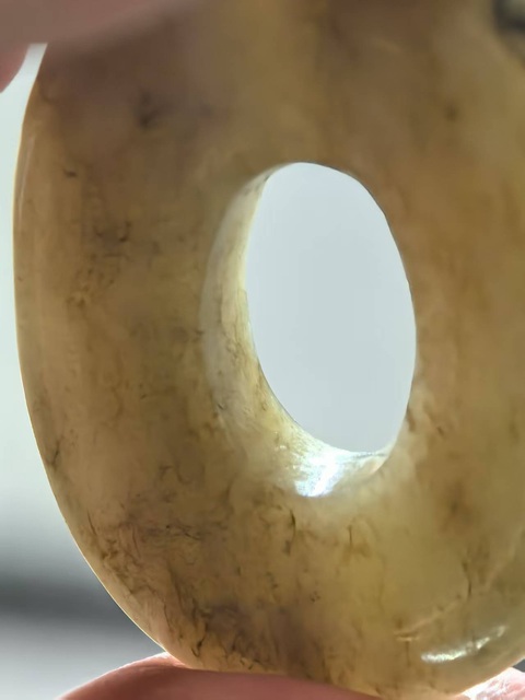 古玩玉器異形璧拍賣,當前價格20000元